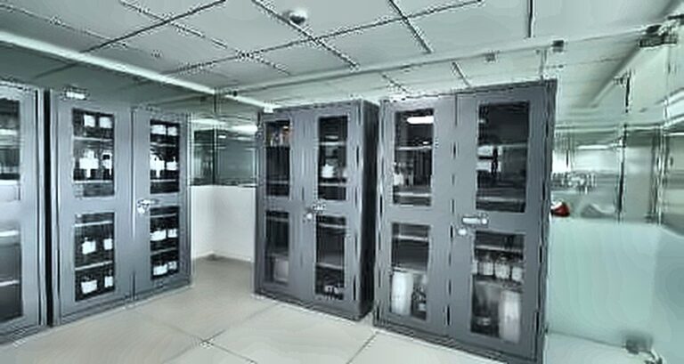 Chemical solvent room