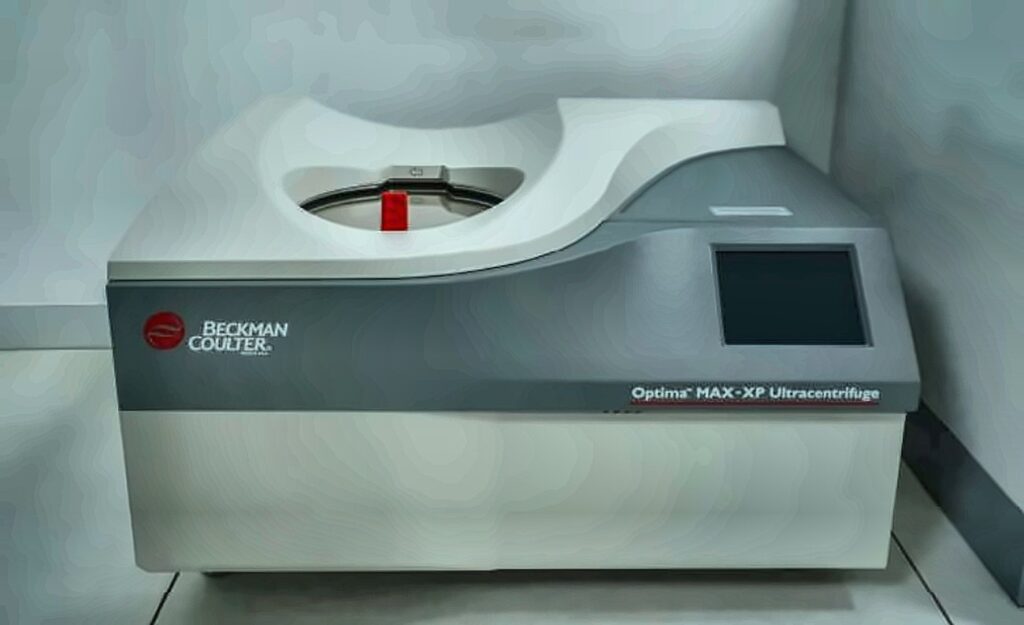 Ultracentrifuge at the Auxilla analytical and formulation labs