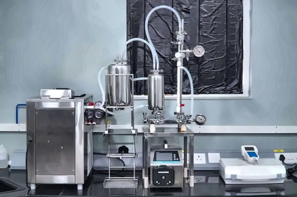 Ultrafiltration at the Auxilla analytical and formulation labs